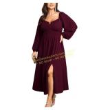 SCOMCHIC Plus Size Formal A-Line Maxi Dress 3xl