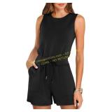 ANRABESS Romper Women Sleeveless Jumpsuit 2024
