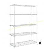 HDX 5-Tier Steel Wire Shelving w/ Casters