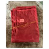 Aiyufeng Burgundy Red Sheer Curtains 40x63