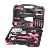 Apollo 135-Piece Home Tool Kit in Pink