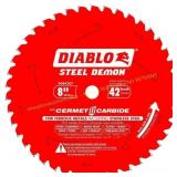 2Ct DIABLO 8inx42-Teeth Steel Cermet II Blade
