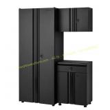 Husky Welded Steel Garage Storage System, Black