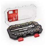 Husky 3/8" Drive Ratchet Socket Set (24)