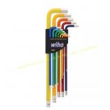 Wiha Color-Coded Ball End Hex L-Key Set (13)