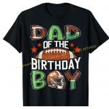 Dad of the Birthday Boy Football Tee size xl