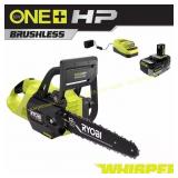 RYOBI HP 18V Brushless Chainsaw + 6.0Ah