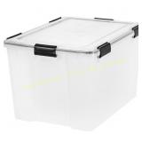 4pk 74 Qt. WeatherPro Storage Box in Clear