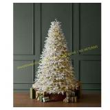 Breckenridge 9 ft Flocked Pre-Lit Tree