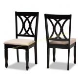 Reneau Sand Wood Brown Dining Chairs (2)