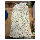 Polka dot see through dress