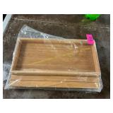 Bamboo serving trays
