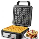 MONXOOK Belgian Waffle Maker, 4-Slice, 1200W