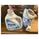 Purex detergent, bleach