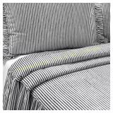 Lush Decor Ticking Stripe Bedspread Set