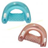 Pool Chair Float (2 Pack) with Cup Holder