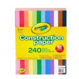 Crayola Construction Paper Assorted 240 pc