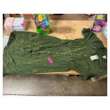 Dark green, short sleeve dress- medium