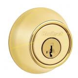 Kwikset SmartKey Polished Brass Deadbolt