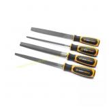 GW 8 in. Bastard File Set (4-Piece) with Handles