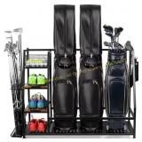 Golf Bag Storage Rack for 3 Golf Bags