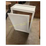 21in White Cabinet