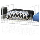 8-Pack 7" White Wire Shelf Dividers