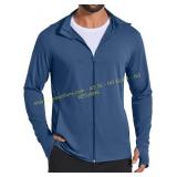 COOFANDY Men UPF 50+ Light Jacket Hoodie