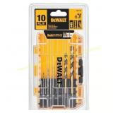 DeWalt Drill Bit Set Straight Shank 10 pc