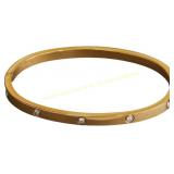 316L Stainless Steel Letter B Bangles for Women