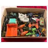 Flat of Vintage Toys