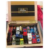 Vintage Hotwheels in Cigar Box