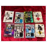 8ct Game Used Jersey Patch Relic Lot