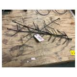 3ct Vintage Corn Cob Hanging Drying Rack