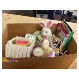 Egg Dye Kits, Bunny Plushies, Decor