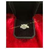 Ladies .925 Sterling Silver Cat Claw Ring 6