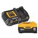 DeWalt 20V MAX 6.0Ah Battery Pack & Charger Kit