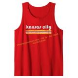 Kansas City Missouri Retro L Weathered Tank Top