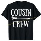 Cousin Crew Family T-Shirt Sm Adults Kids