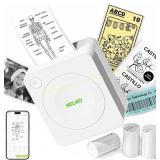 Nelko PM230 Sticker Printer, Bluetooth, White