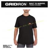Milwaukee Mens Black GRIDIRON Short-Sleeve Tee