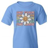 Groovy 2nd Grade Flower T-Shirt Sm