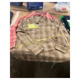 2ct Womens L Coldwater Creek Popover Shirts