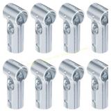 8 Sets T Pipe Clamp Connector Tee Clamp 1" EMT