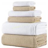 POLYTE 430 GSM Microfiber Bath Towel Set