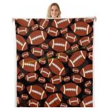 Football Fleece Throw Blanket for Kids (Twin)
