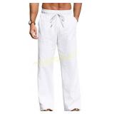 Sailwind Men s Linen M Pants Elastic Waist