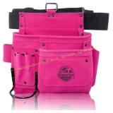 Graintex SS2081 5 Pocket Nail Pouch Pink