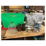 Candle Sticks, Mugs, Pottery, Tubing