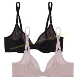 Smart & Sexy Womens 34b Sheer Mesh Demi Bra